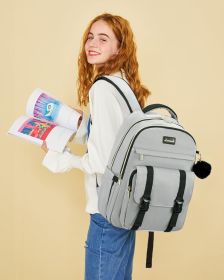 School Backpack for Teen Girls, Student Backpack Purse for 14-16 Teenage, Cute Kid Bookbag, Back to School Backpacks Fit 15.6 Inch Laptop