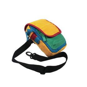 [Bright Day] Fabric Art Multi-Purposes Fanny Waist Pack / Back Pack / Travel Lumbar Pack