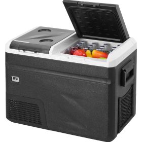 Portable Car Refrigerator, with Ice Making Function, 12 Volt Car Refrigerator Fridge, 38 QT Single Zone Portable Freezer, -4 to 68 F Adjustable T