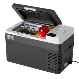 Portable Car Refrigerator, 12 Volt Car Refrigerator Fridge, 25 L / 26.4 QT Single Zone Portable Freezer, -4-68 F Adjustable Temperature
