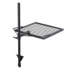 Swivel Campfire Grill, Fire Pit Grill Grate over Fire Pits, Heavy Duty Steel Grill Grates, 360Â° Adjustable Open Fire Outdoor Cooking Equipment