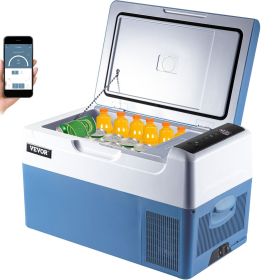 Portable Refrigerator 23 Quart(22 Liter),12 Volt Refrigerator App Control(-4 to 68 F)