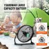 Cordless Fan 16 in, Portable Quiet Personal Fan for Home or Office, 360 Degree Manual Pivoting Head