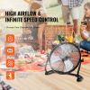 Cordless Fan 16 in, Portable Quiet Personal Fan for Home or Office, 360 Degree Manual Pivoting Head
