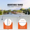 Van Roof Ladder Rack, 2 Bars Aluminum Alloy Roof Ladder Racks, 400 LBS Capacity Rain-Gutter Van Roof Rack, Adjustable Length 51.2" to 81.1"
