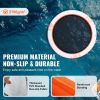 Inflatable Floating Dock, Ã¸10FT Inflatable Dock Platform with Ã¸8FT Trampoline Mesh Pool