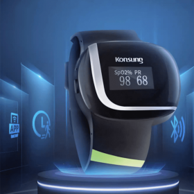 Bracelet Watch Oximeter Bluetooth Sleep Breathing Heart Rate Pulse
