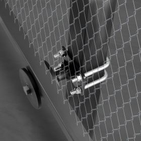 Sliding Gate Kit W/ H-Shaped Groove 4 Track Wheels For Cantilever (Option: Multicolor)